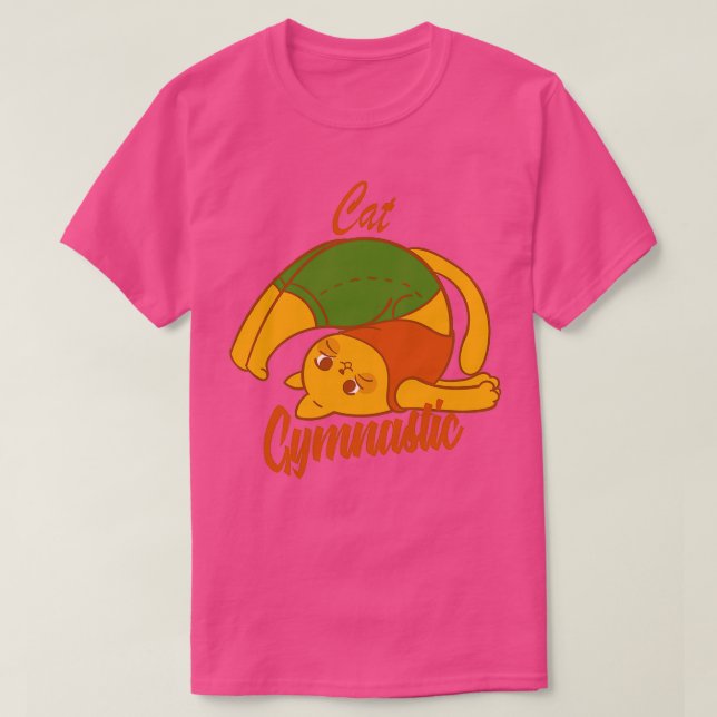 Cat Gymnastic T-Shirt (Design Front)