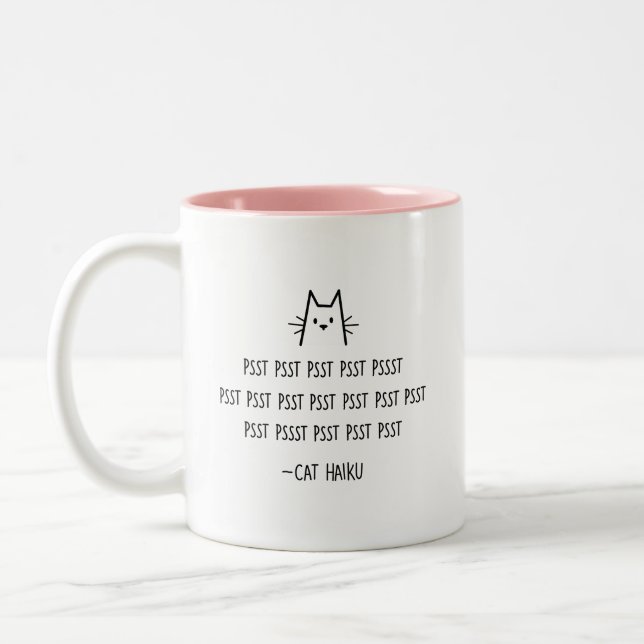 Cat Haiku Mug (Left)