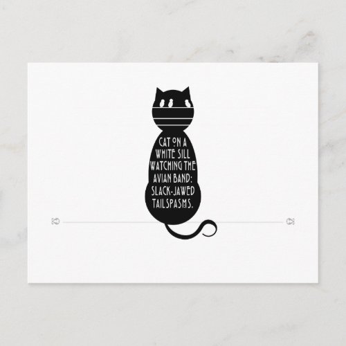 Cat Haiku Postcard