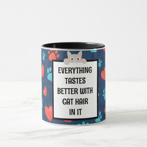 "Cat Hair" Coffee Mug - Custom Pet Gift Mug