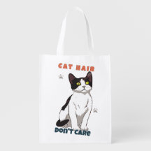Cat Hair Don’t Care Funny Cat Lover
