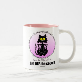 Cat Hair...Gifts for Cat Lovers Two-Tone Coffee Mug