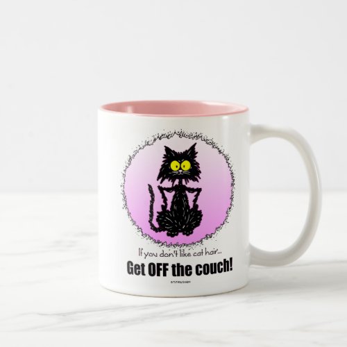 Cat HairGifts for Cat Lovers Two_Tone Coffee Mug