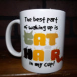 Cat Hair In My Cup Humorous Cat Lover Mug<br><div class="desc">Sip your favorite beverage in style with this humorous cat lover mug. An AaronDesignsUS original!</div>