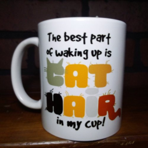 Cat Hair In My Cup Humorous Cat Lover Mug