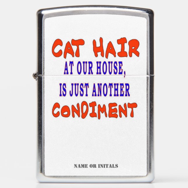 CAT HAIR ZIPPO LIGHTER (Front)