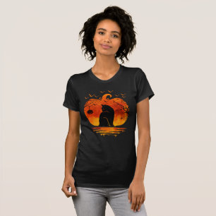 CAT HALLOWEEN COSTUME PUMPKIN CATS LOVER FALL SEAS T-Shirt