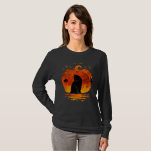 CAT HALLOWEEN COSTUME PUMPKIN CATS LOVER FALL SEAS T-Shirt