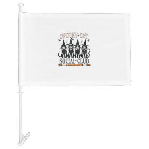 Cat Halloween Spooky Kitten Lover Trick Or Treat K Car Flag