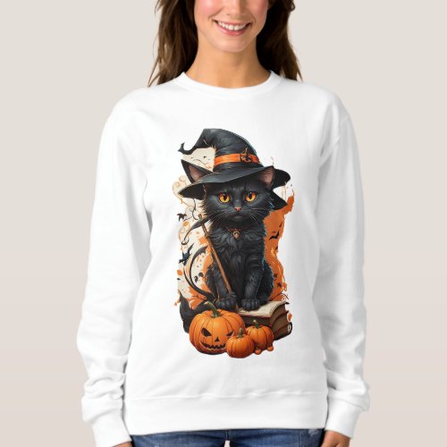 Cat Hallowen Sweatshirt