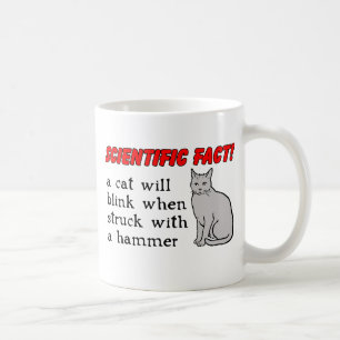 Cat Hammer Funny Mug Humor