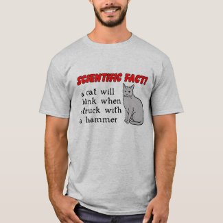 Cat Hammer Funny Shirt Humor