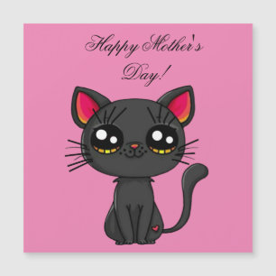 Cat Happy Mother's Day Magnetic Invitation