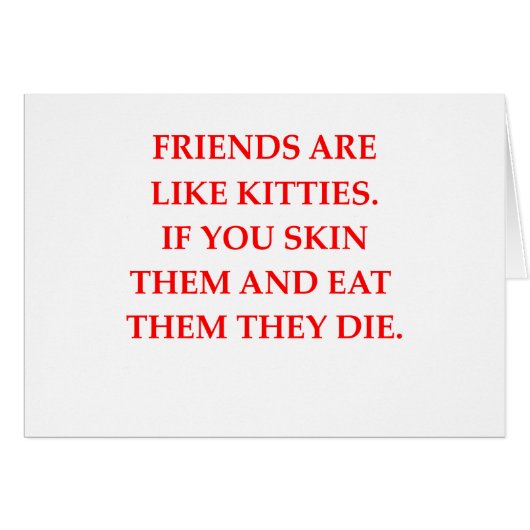 cat hater cards (Front Horizontal)