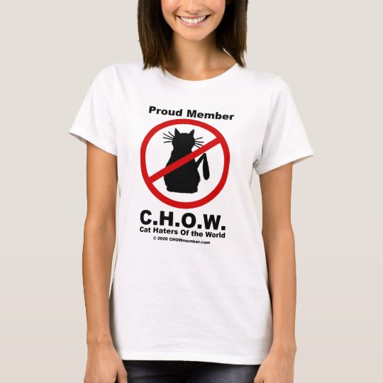 Cat Haters C.H.O.W. Logo T-shirt