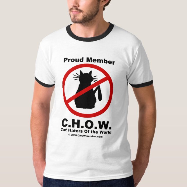 Cat Haters C.H.O.W. Logo T-shirt (Front)