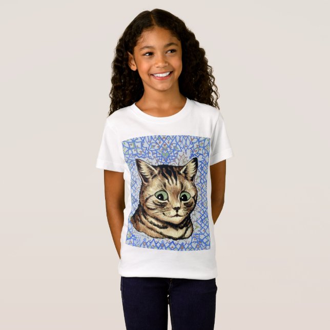 Cat head drawing by Louis Wain  T-Shirt (Front Full)