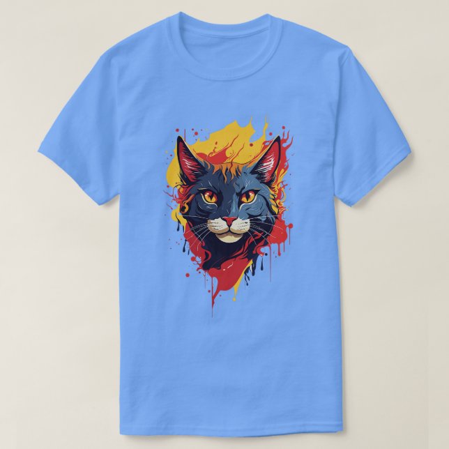 Cat head T-Shirt (Design Front)