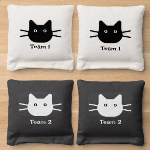 Cat Heads Design Cornhole Bean Bags