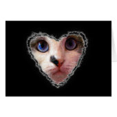 Cat Heart Card (Front Horizontal)