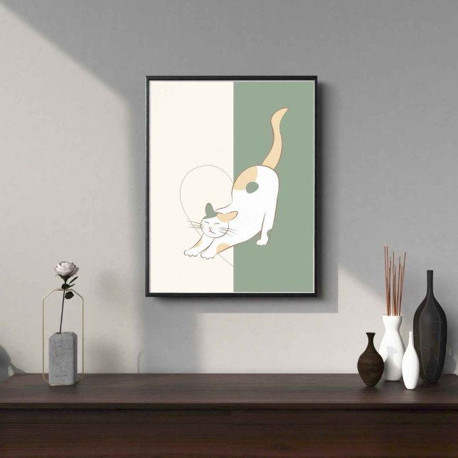 cat heart Poster (Creator Uploaded)