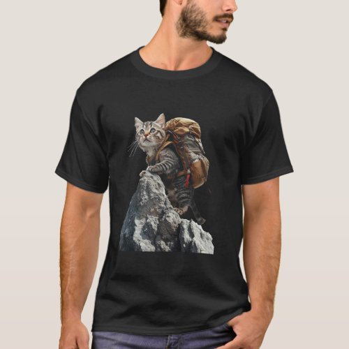 Cat Hiking T-Shirt