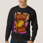 Cat Hissing Booth Kitten  1 Sweatshirt