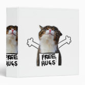 dj cat - space cat - cat pizza - cute cats 3 ring binder, Zazzle