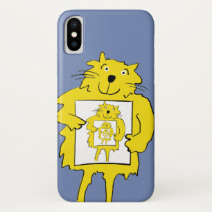 Cat Holding Picture of Cat Holding Picture of Cat iPhone X Case