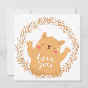 Cat Holiday Card