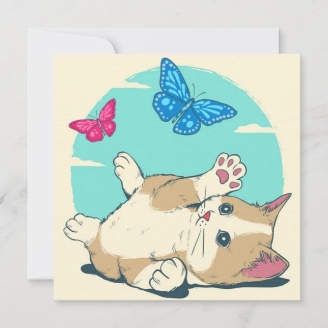 Cat Holiday Card (Front)