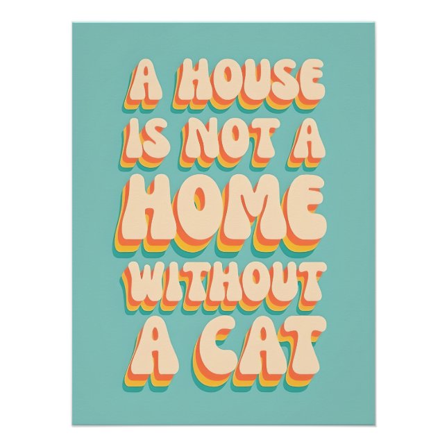 Cat Home Poster (Front)