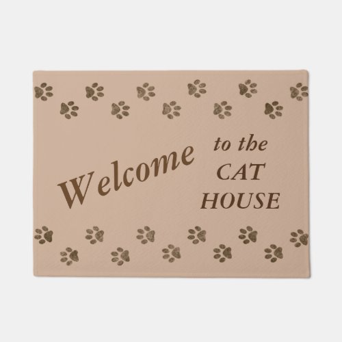 Cat House Welcome Doormat