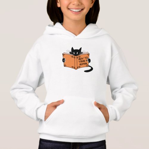 Cat How to Train a Human Hoodie