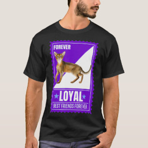 Cat Humor Abyssinian Cat Quote Forever Stamps Coll T-Shirt