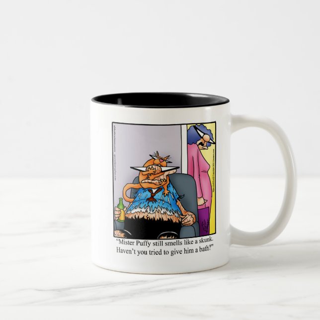 Cat Humor Coffee Mug (Right)