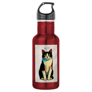 Cat Hush Stainless Steel Water Bottle