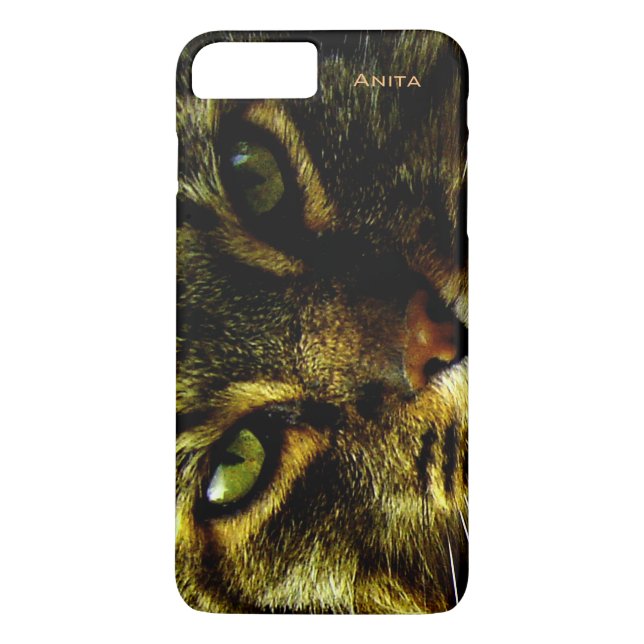 Cat Hypnotizing Eyes Photo Case-Mate iPhone Case (Back)