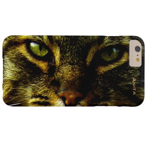 Cat Hypnotizing Eyes Photo Barely There iPhone 6 Plus Case