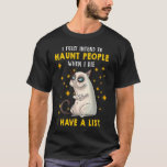 Cat I Fully Intend To Haunt People When I Die I Ha T-Shirt