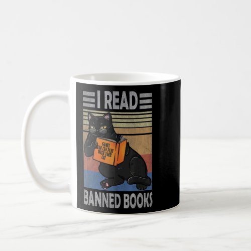 Cat I Read Banned Books Bookworms Loves Reading Bo Coffee Mug