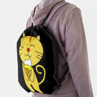 Cat Ice Cream Cone Bag