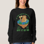 Cat If World Was Flat Sweatshirt