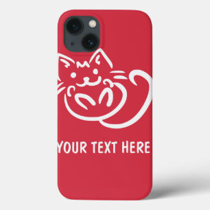 Cat Illustration custom color iPad cases