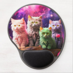 Cat Illustration Gel Mouse Pad – Comfortable