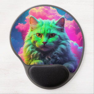 Cat Illustration Gel Mouse Pad – Comfortable