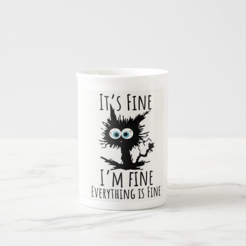 cat im fine bone china mug