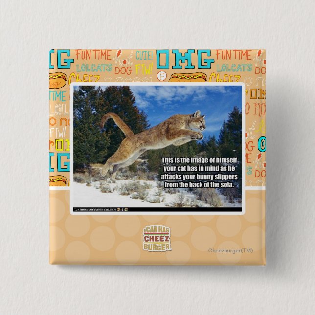 Cat image button (Front)