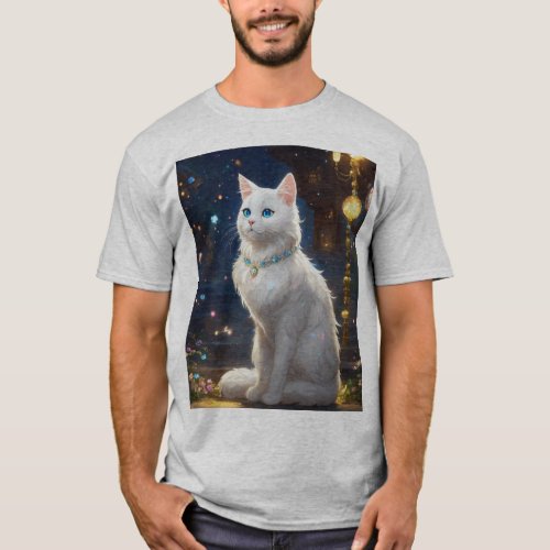 Cat image  T_Shirt