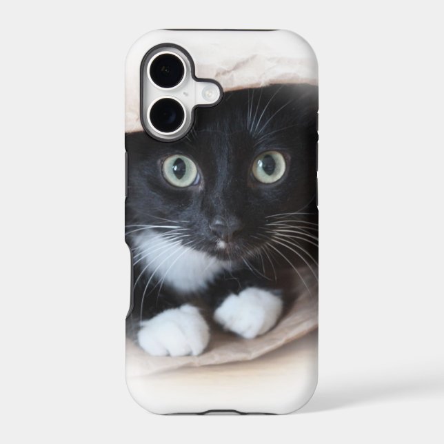 Cat in a bag iphone case (Back)